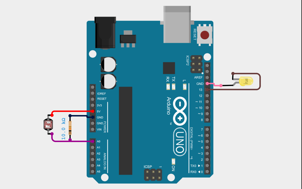 Arduino LDR-Based Automatic Light Control System